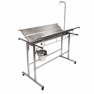 12 Mesa calha em aço inox