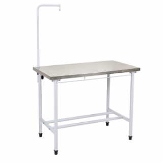 2 Mesa para soroterapia e pequenos procedimentos em aço inox